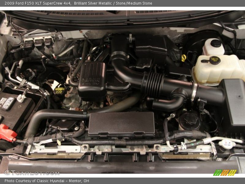 Brilliant Silver Metallic / Stone/Medium Stone 2009 Ford F150 XLT SuperCrew 4x4