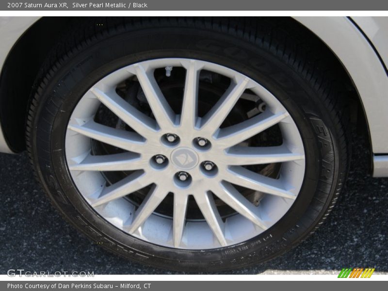 Silver Pearl Metallic / Black 2007 Saturn Aura XR