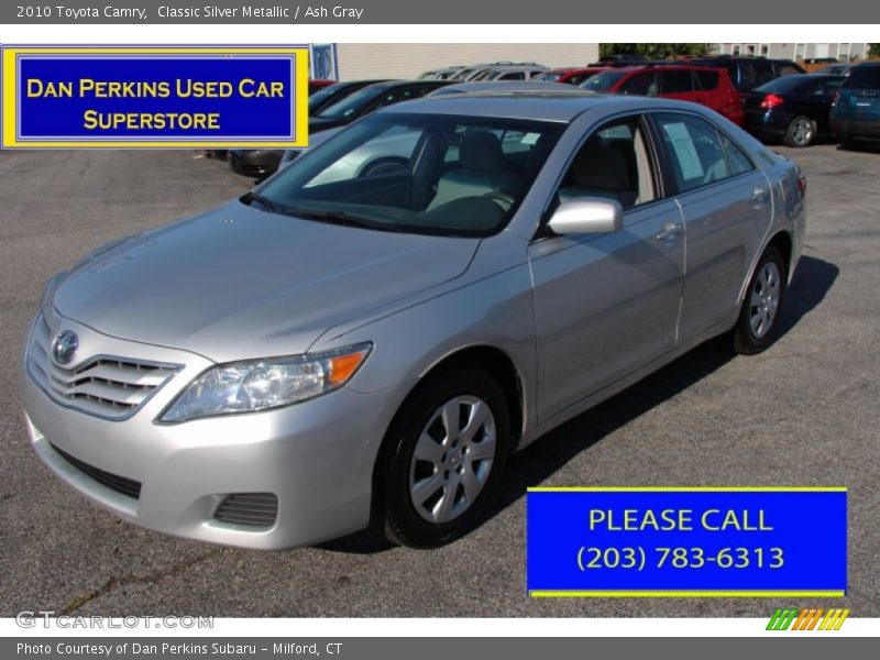 Classic Silver Metallic / Ash Gray 2010 Toyota Camry
