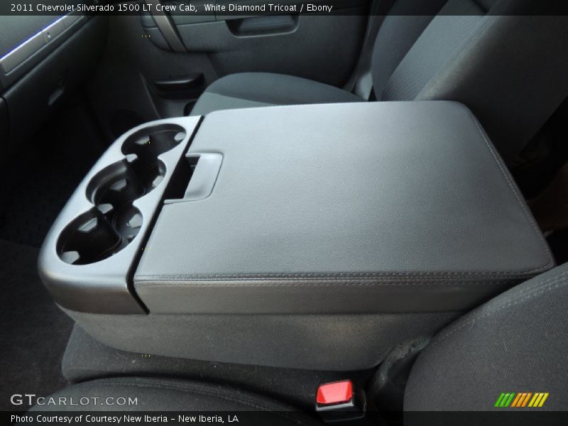 White Diamond Tricoat / Ebony 2011 Chevrolet Silverado 1500 LT Crew Cab