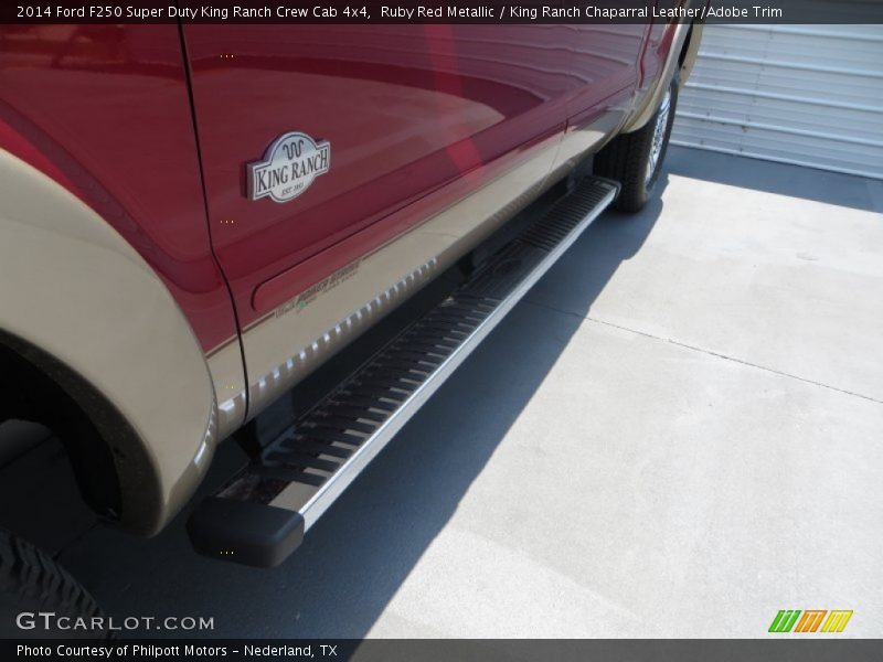 Ruby Red Metallic / King Ranch Chaparral Leather/Adobe Trim 2014 Ford F250 Super Duty King Ranch Crew Cab 4x4