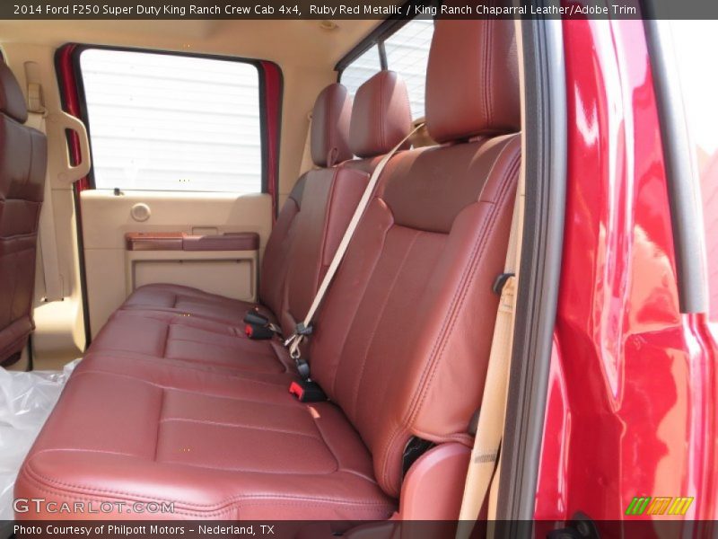 Ruby Red Metallic / King Ranch Chaparral Leather/Adobe Trim 2014 Ford F250 Super Duty King Ranch Crew Cab 4x4