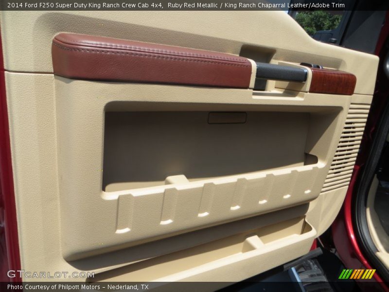 Ruby Red Metallic / King Ranch Chaparral Leather/Adobe Trim 2014 Ford F250 Super Duty King Ranch Crew Cab 4x4