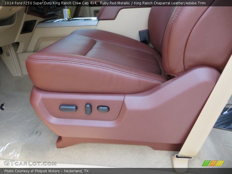 Front Seat of 2014 F250 Super Duty King Ranch Crew Cab 4x4