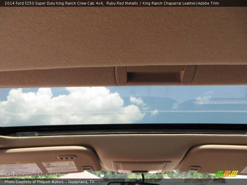 Ruby Red Metallic / King Ranch Chaparral Leather/Adobe Trim 2014 Ford F250 Super Duty King Ranch Crew Cab 4x4