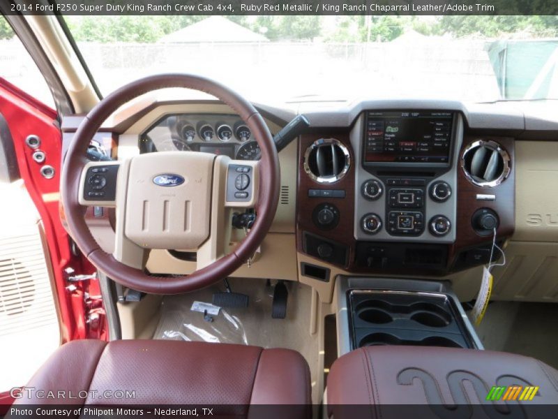 Dashboard of 2014 F250 Super Duty King Ranch Crew Cab 4x4