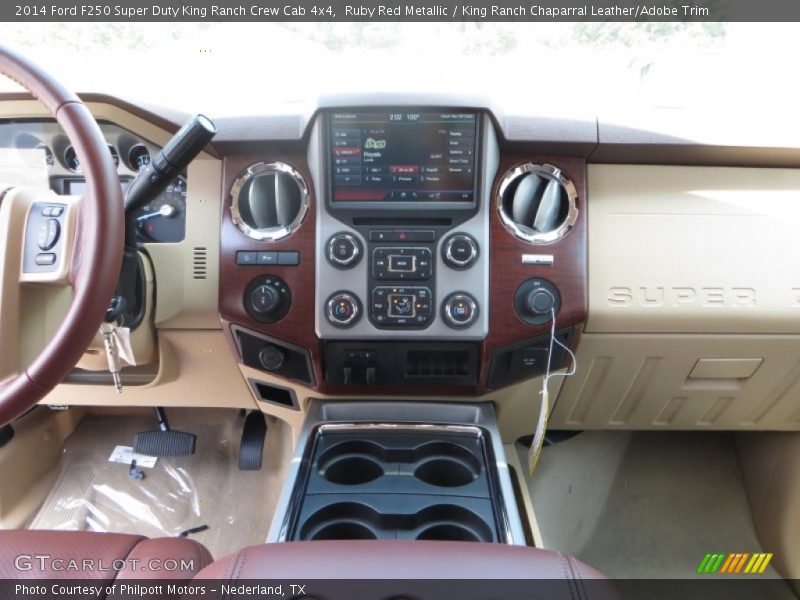 Dashboard of 2014 F250 Super Duty King Ranch Crew Cab 4x4
