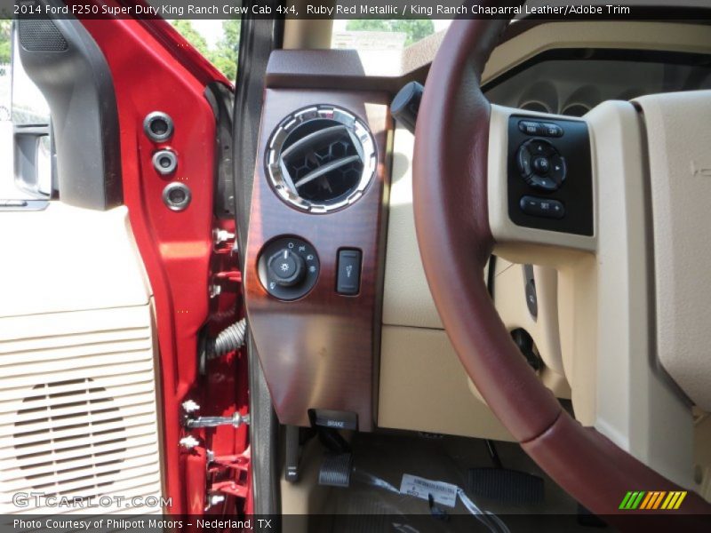 Ruby Red Metallic / King Ranch Chaparral Leather/Adobe Trim 2014 Ford F250 Super Duty King Ranch Crew Cab 4x4