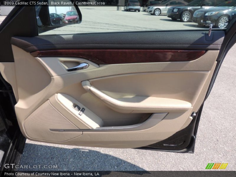 Black Raven / Cashmere/Cocoa 2009 Cadillac CTS Sedan