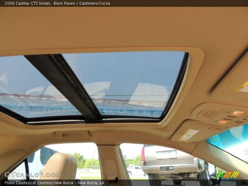 Black Raven / Cashmere/Cocoa 2009 Cadillac CTS Sedan