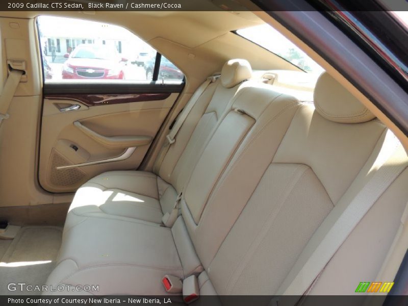 Black Raven / Cashmere/Cocoa 2009 Cadillac CTS Sedan