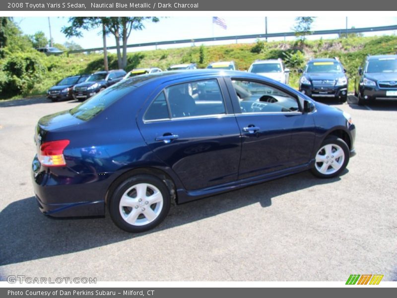 Nautical Blue Metallic / Dark Charcoal 2008 Toyota Yaris S Sedan