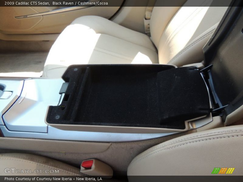 Black Raven / Cashmere/Cocoa 2009 Cadillac CTS Sedan