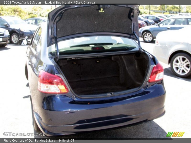Nautical Blue Metallic / Dark Charcoal 2008 Toyota Yaris S Sedan
