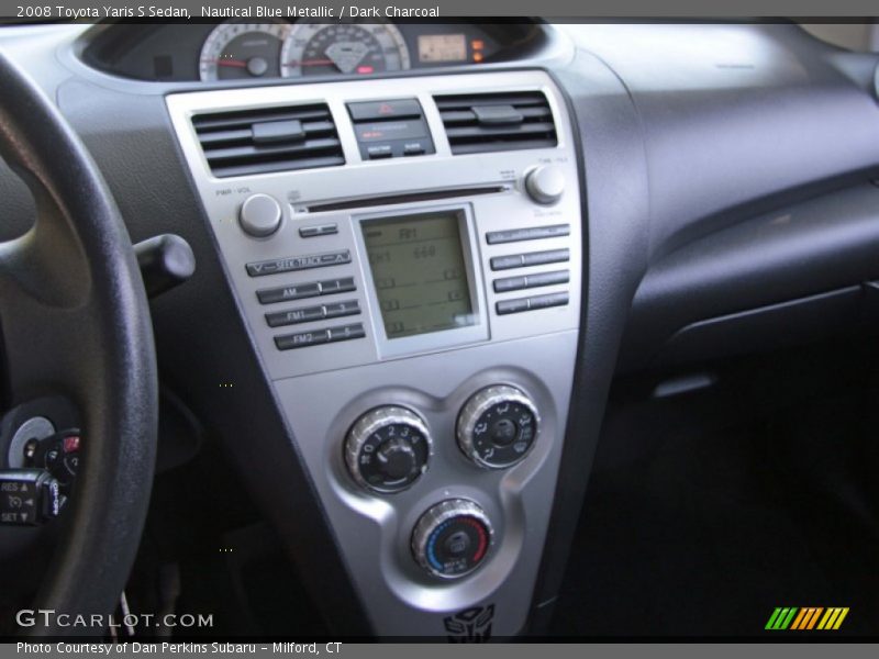 Nautical Blue Metallic / Dark Charcoal 2008 Toyota Yaris S Sedan