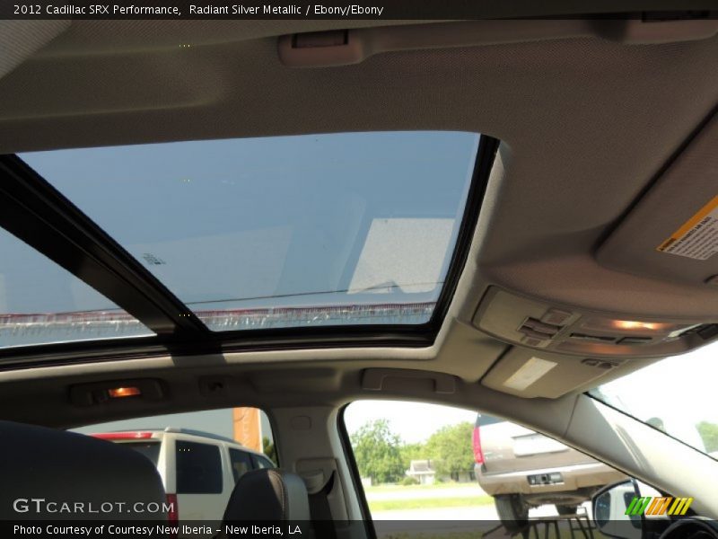 Radiant Silver Metallic / Ebony/Ebony 2012 Cadillac SRX Performance