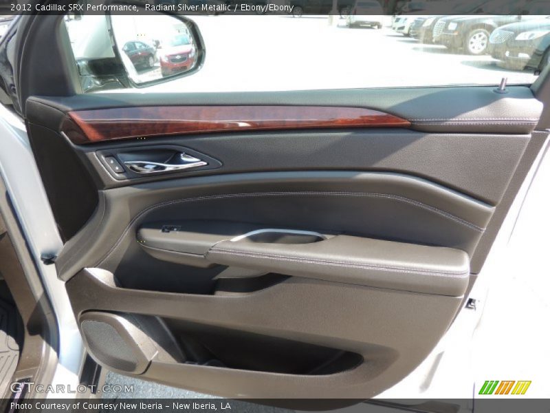 Radiant Silver Metallic / Ebony/Ebony 2012 Cadillac SRX Performance