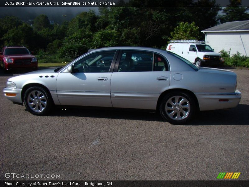 Silver Blue Ice Metallic / Shale 2003 Buick Park Avenue Ultra