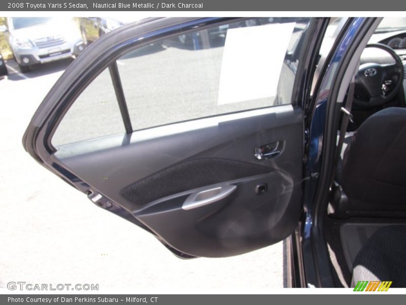 Nautical Blue Metallic / Dark Charcoal 2008 Toyota Yaris S Sedan