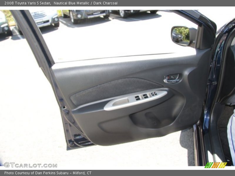 Nautical Blue Metallic / Dark Charcoal 2008 Toyota Yaris S Sedan