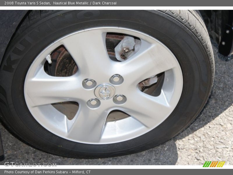 Nautical Blue Metallic / Dark Charcoal 2008 Toyota Yaris S Sedan