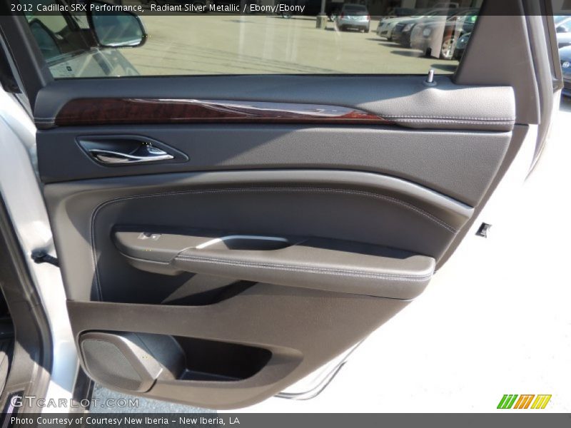 Radiant Silver Metallic / Ebony/Ebony 2012 Cadillac SRX Performance