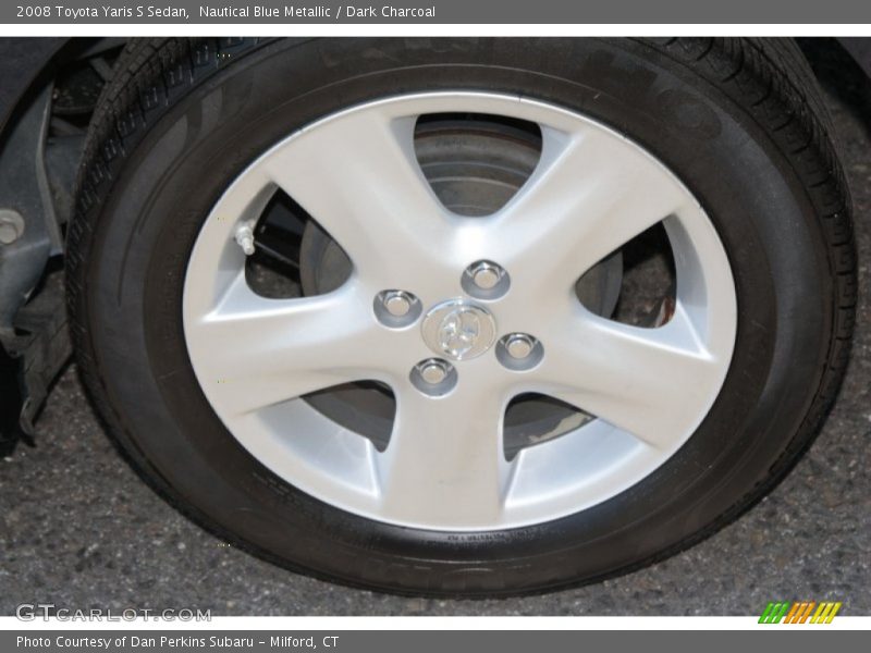 Nautical Blue Metallic / Dark Charcoal 2008 Toyota Yaris S Sedan