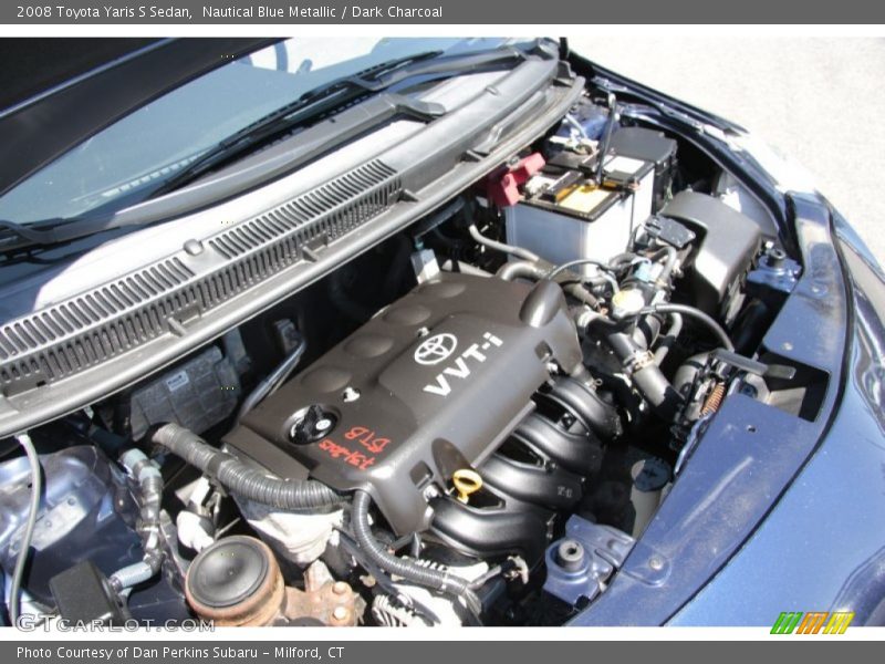Nautical Blue Metallic / Dark Charcoal 2008 Toyota Yaris S Sedan