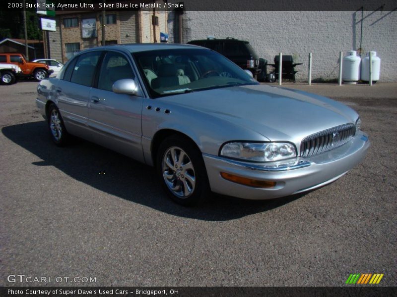 Silver Blue Ice Metallic / Shale 2003 Buick Park Avenue Ultra