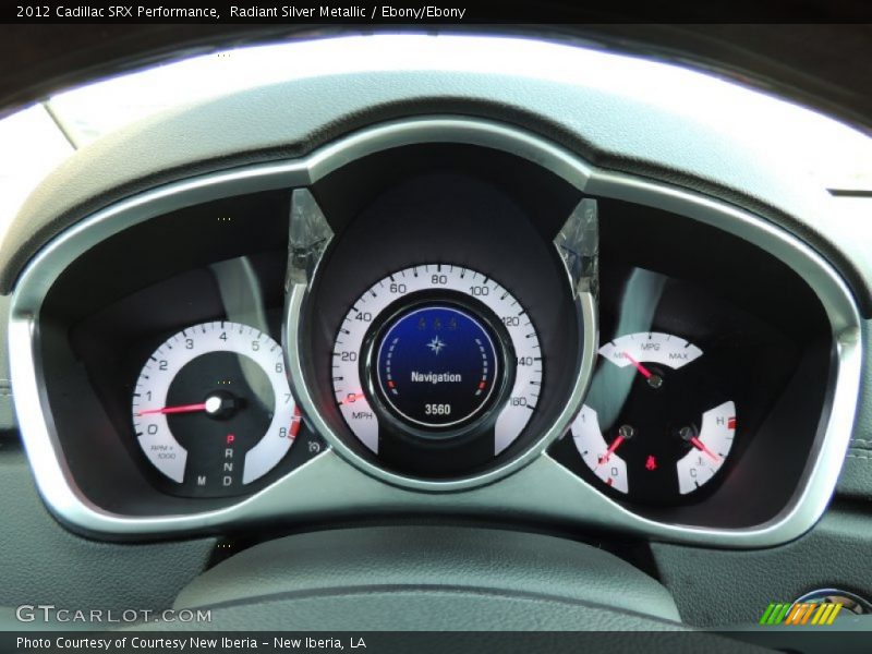 Radiant Silver Metallic / Ebony/Ebony 2012 Cadillac SRX Performance