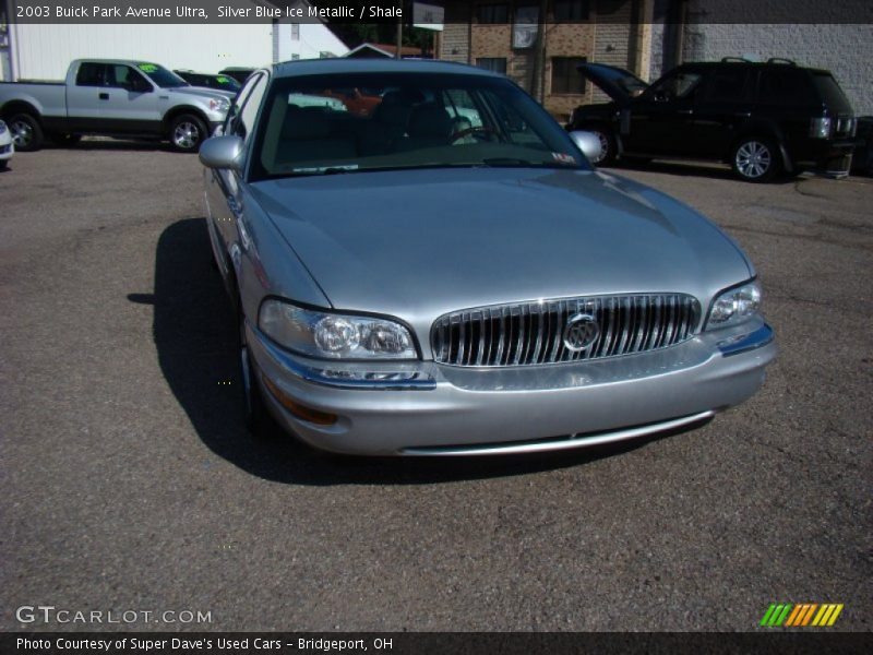 Silver Blue Ice Metallic / Shale 2003 Buick Park Avenue Ultra