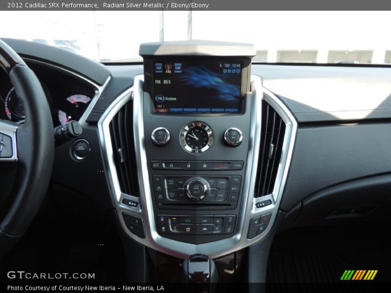 Radiant Silver Metallic / Ebony/Ebony 2012 Cadillac SRX Performance