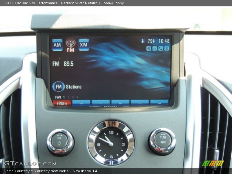 Radiant Silver Metallic / Ebony/Ebony 2012 Cadillac SRX Performance