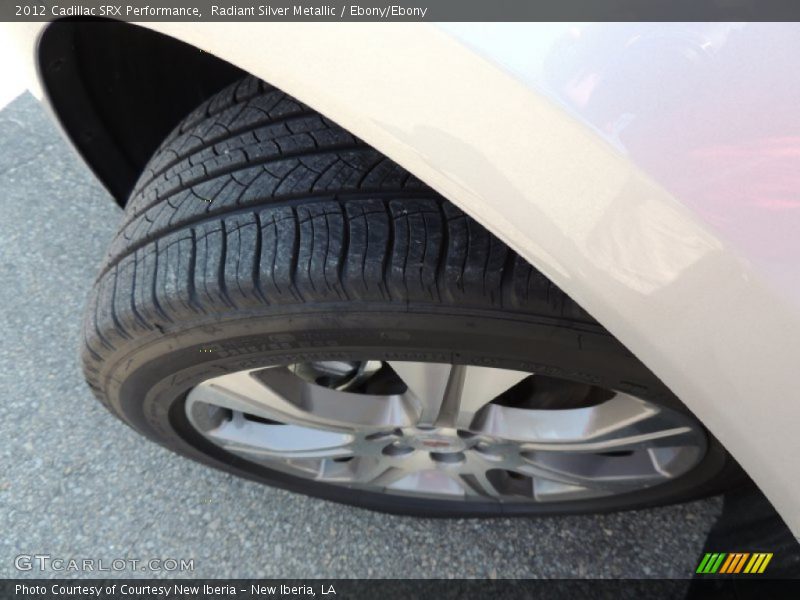 Radiant Silver Metallic / Ebony/Ebony 2012 Cadillac SRX Performance