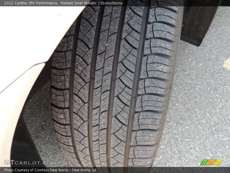 Radiant Silver Metallic / Ebony/Ebony 2012 Cadillac SRX Performance