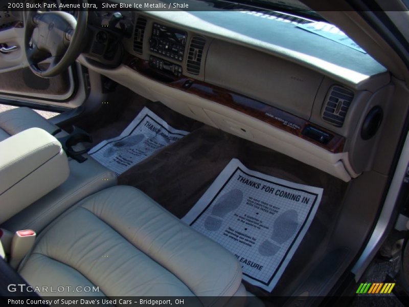 Silver Blue Ice Metallic / Shale 2003 Buick Park Avenue Ultra