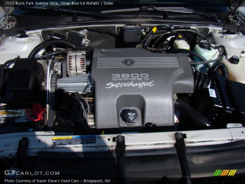 Silver Blue Ice Metallic / Shale 2003 Buick Park Avenue Ultra