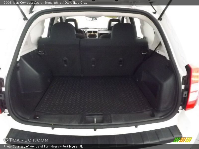 Stone White / Dark Slate Gray 2008 Jeep Compass Sport