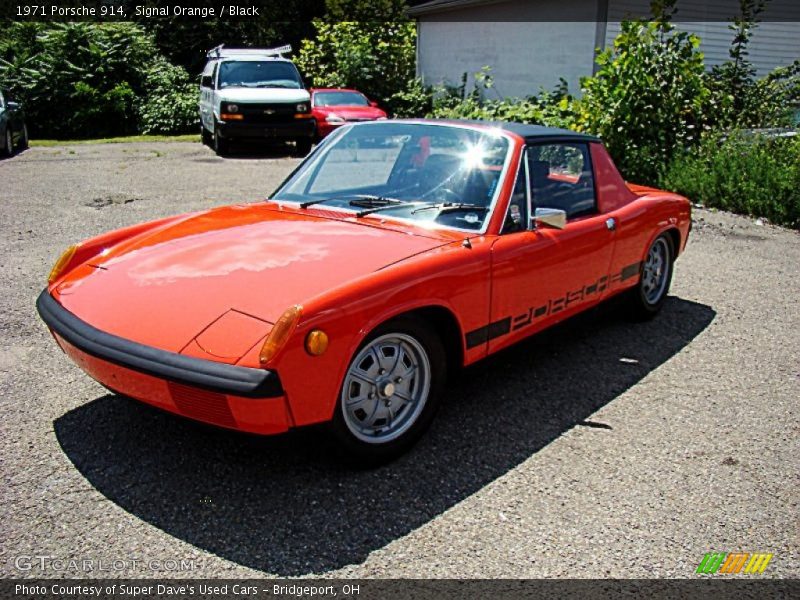 Signal Orange / Black 1971 Porsche 914