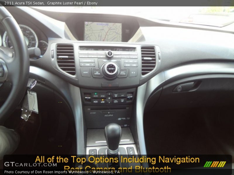 Graphite Luster Pearl / Ebony 2011 Acura TSX Sedan