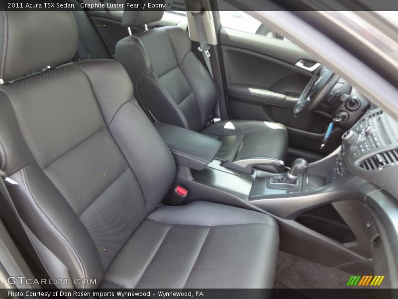 Graphite Luster Pearl / Ebony 2011 Acura TSX Sedan