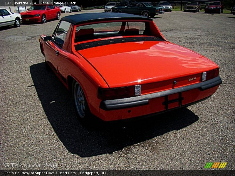 Signal Orange / Black 1971 Porsche 914
