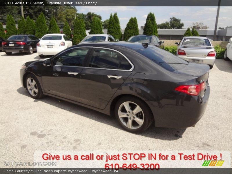 Graphite Luster Pearl / Ebony 2011 Acura TSX Sedan