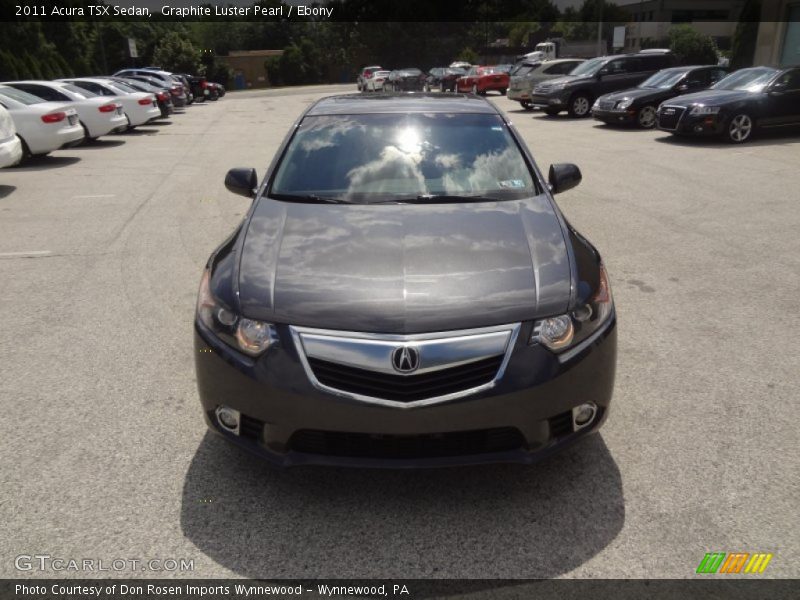 Graphite Luster Pearl / Ebony 2011 Acura TSX Sedan