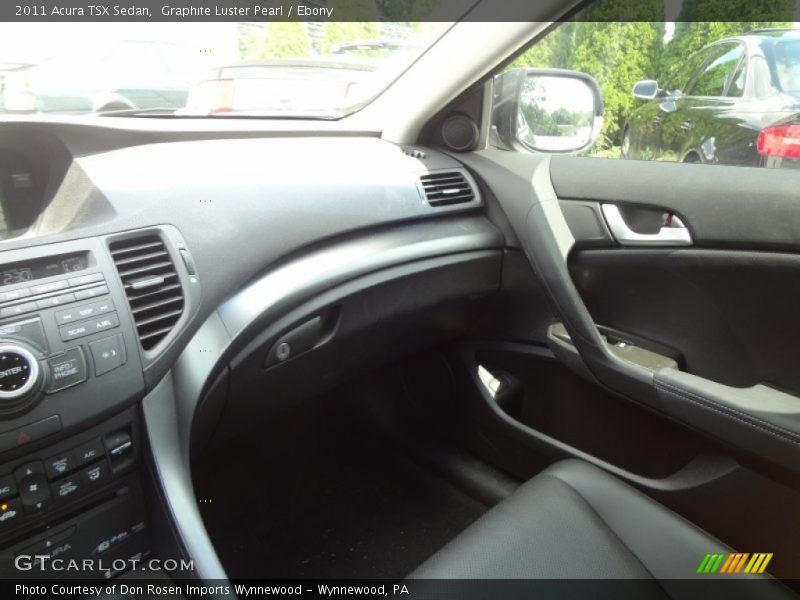 Graphite Luster Pearl / Ebony 2011 Acura TSX Sedan