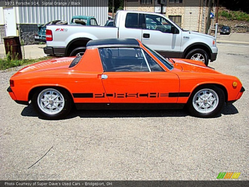 Signal Orange / Black 1971 Porsche 914