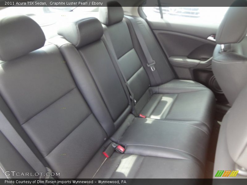Graphite Luster Pearl / Ebony 2011 Acura TSX Sedan