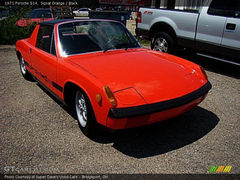 Signal Orange / Black 1971 Porsche 914
