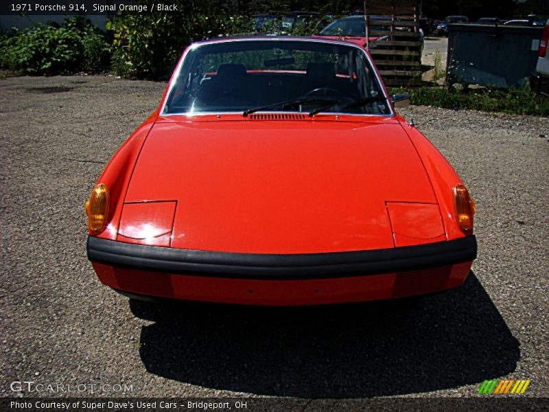 Signal Orange / Black 1971 Porsche 914