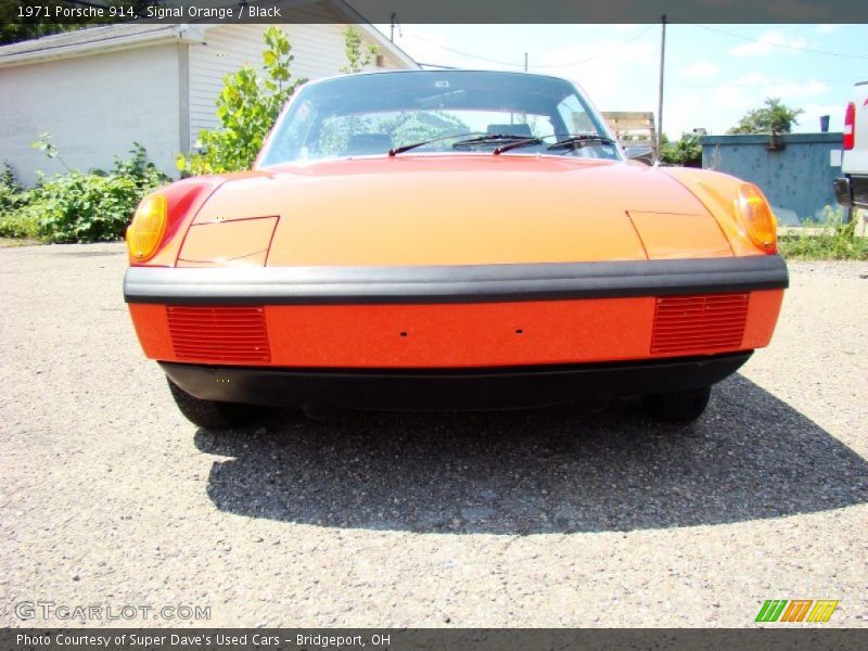 Signal Orange / Black 1971 Porsche 914